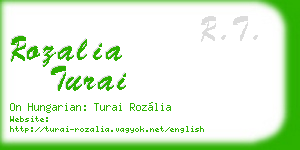 rozalia turai business card